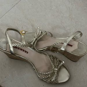 Prada wedge sandals
